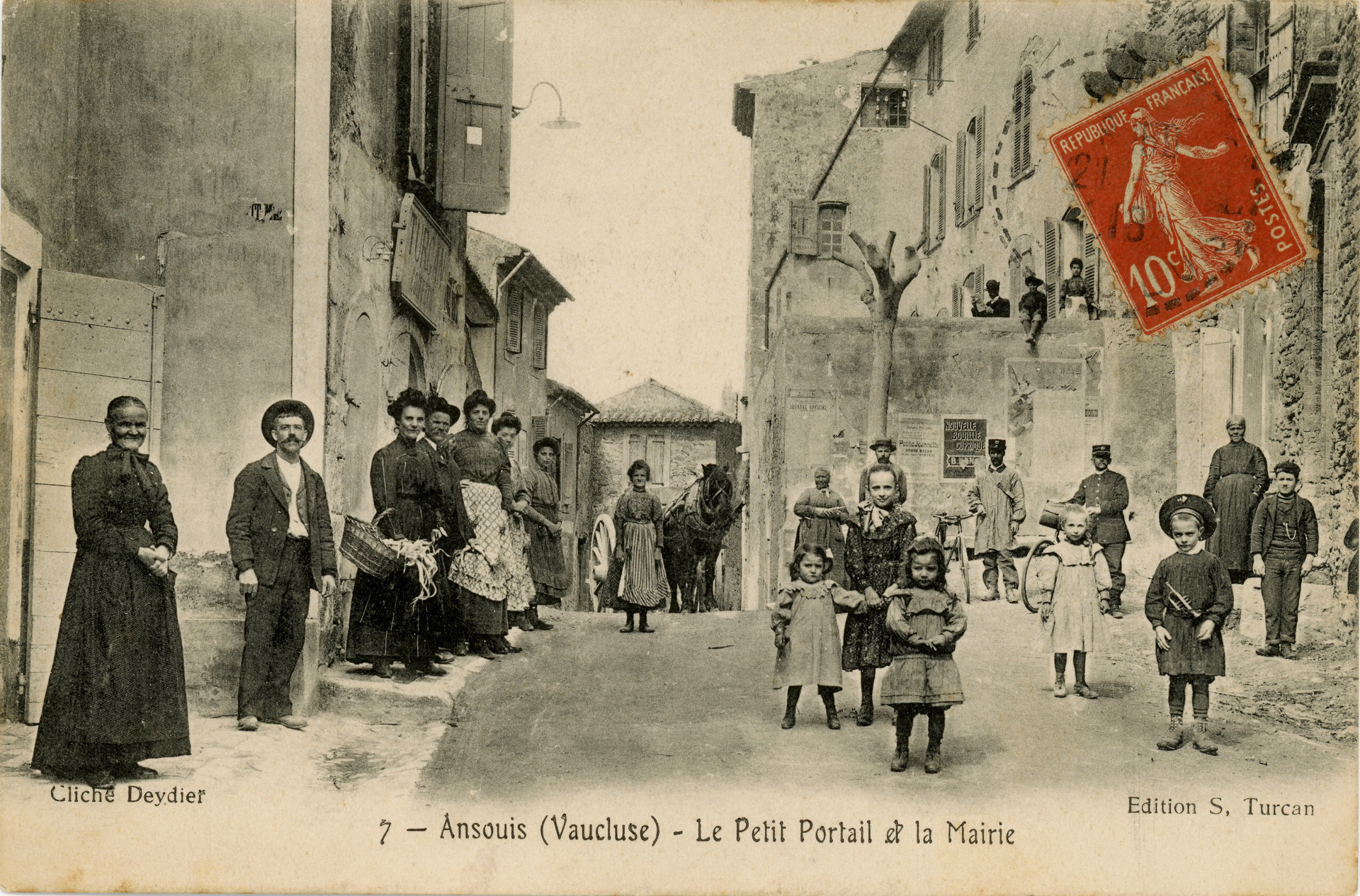 Carte postale Ansouis XXème