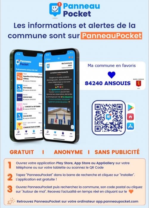 Affiche panneau pocket - personnanlisée